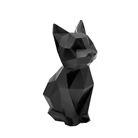 6" Black Geometric Cat Unscented Candle by Ashland®