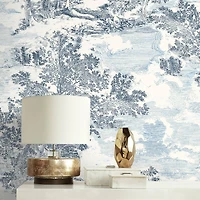 Surface Style Serene Scenes Toile Peel & Stick Wallpaper
