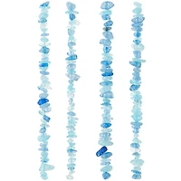 Aqua Crackled Quartzite Chip Beads by Bead Landing™