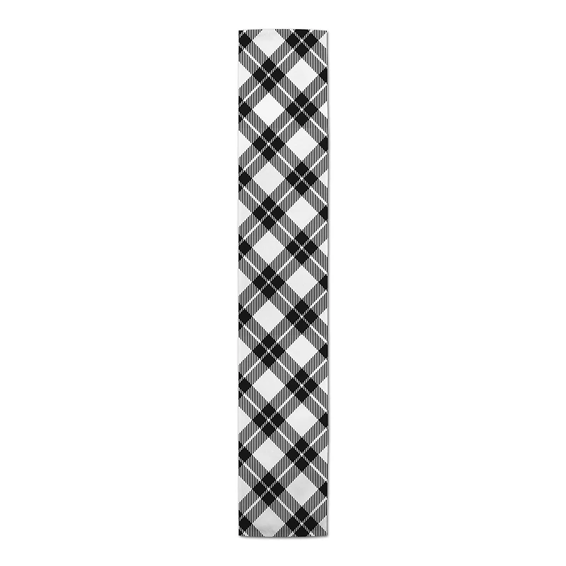 Diagonal Plaid Indoor/Outdoor Table Runner