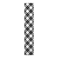 Diagonal Plaid Indoor/Outdoor Table Runner
