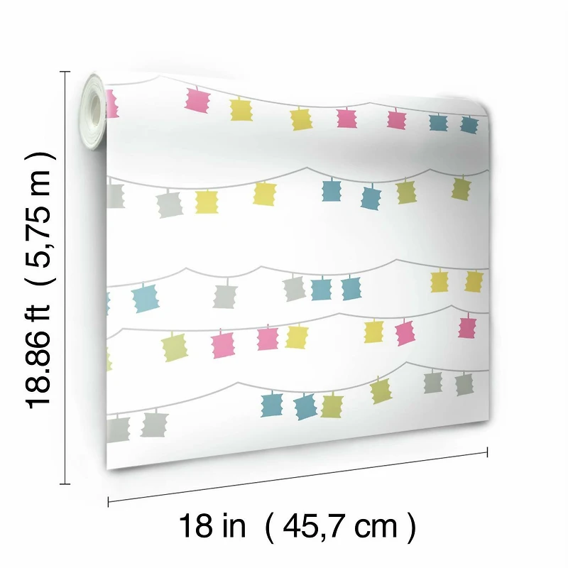 RoomMates Lanterns Peel & Stick Wallpaper