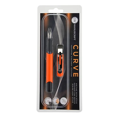 Manuscript Curve Orange Fountain Pen