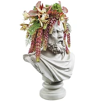 Design Toscano 17.5" Bust Planters of Antiquity Statues The Philosopher Socrates