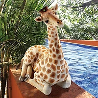 Design Toscano 14" Zari the Resting Giraffe Statue