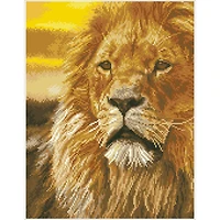 Diamond Dotz® Intermediate Lord of the Serengeti Diamond Painting Kit