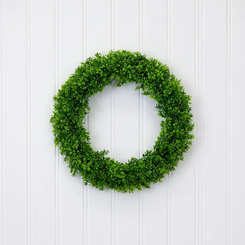 20" Artificial Boxwood Wreath