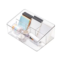 Small Clear Stacking Plastic Desktop Organizer by Simply Tidy®