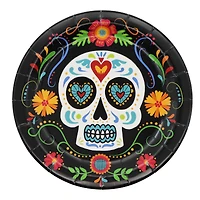 7" Day of the Dead Paper Plates, 12ct. by Ashland®