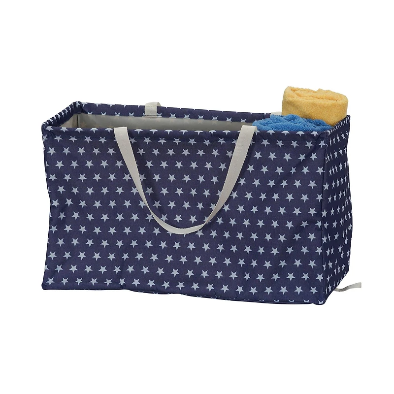 Household Essentials Krush® Blue Stars Canvas Tote