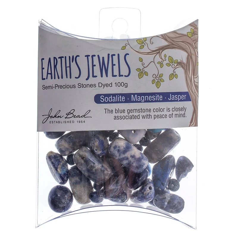 John Bead Earth's Jewels Natural Stone Bead Assortment