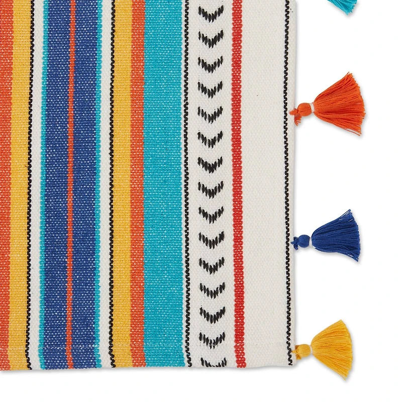 DII® Picante Stripe Tassel Placemats, 6ct.