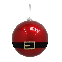 7.75" Jumbo Red Santa Belt Shatterproof Ball Ornament by Ashland®