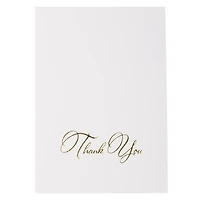 JAM Paper Thank You Card Set with Gold Script