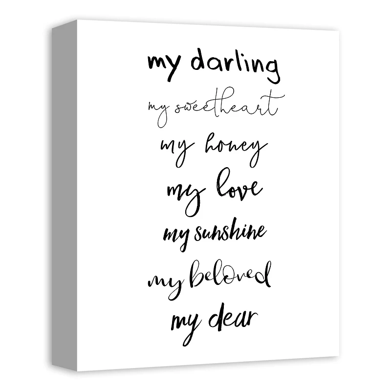 My Darling Canvas Art
