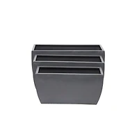 Grey Modern Planter, Set of 3" 20", 18", 16"