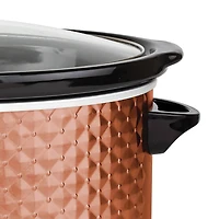 Brentwood Copper 7qt. Quilted-Pattern Slow Cooker