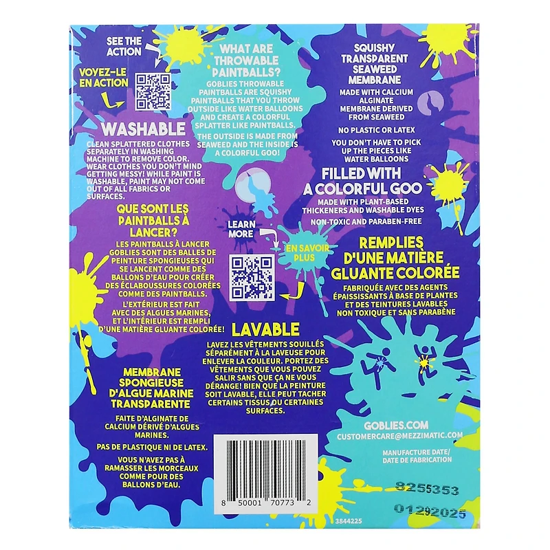 Goblies® Throwable Paintballs