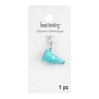Blue Cheer Megaphone Charm by Bead Landing™