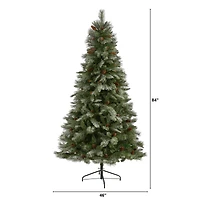 7ft. Unlit French Alps Mountain Pine Artificial Christmas Tree