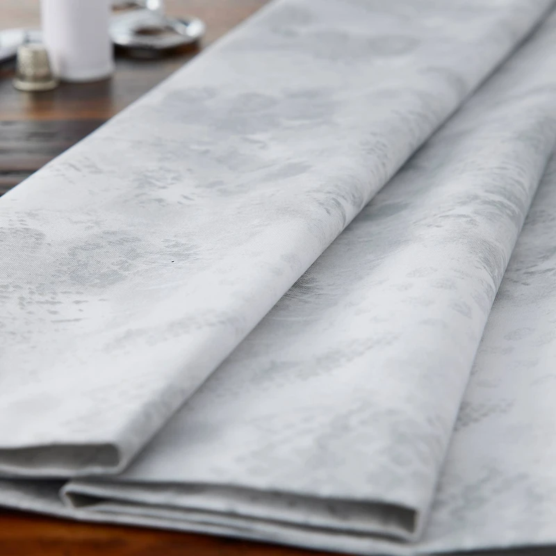 Fabric Editions Light Gray Textured Cotton Home Décor Fabric