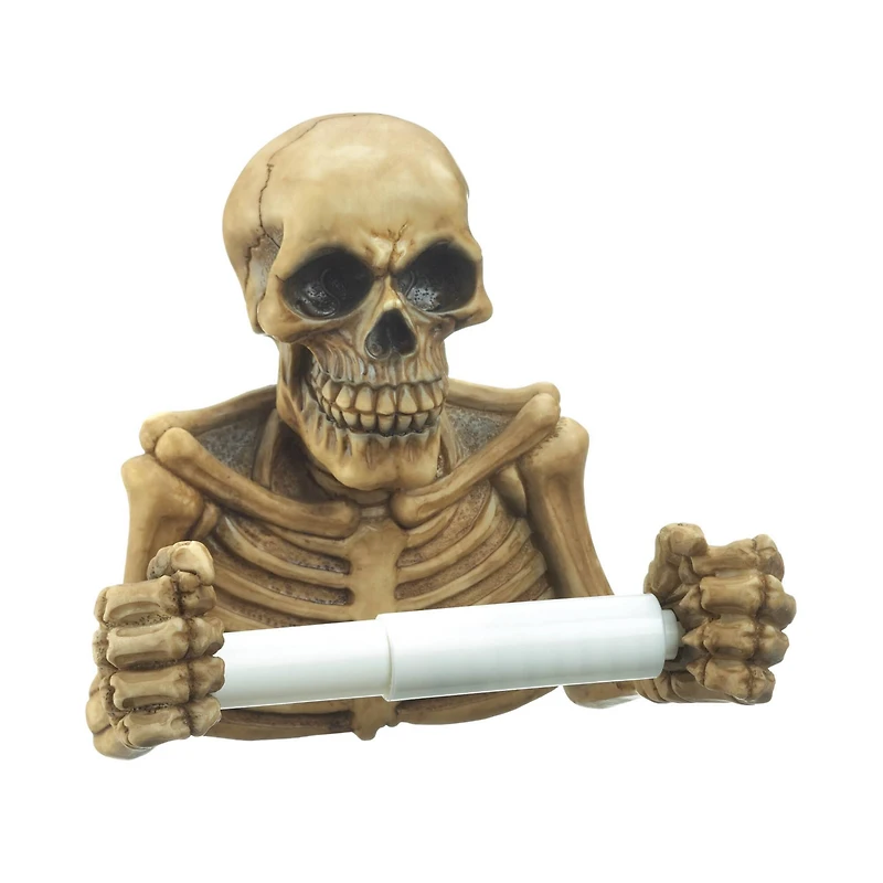 Skeleton Toilet Paper Holder 8.5" x 5" x 7.5