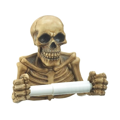 Skeleton Toilet Paper Holder 8.5" x 5" x 7.5