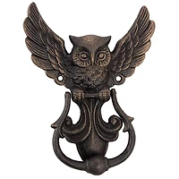 Design Toscano Mystical Spirit Owl Authentic Foundry Iron Door Knocker