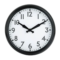 Hello Honey® 15" Black & White Timeless Contrast Round Wall Clock