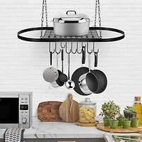Sorbus Ceiling Mounted Pot & Pan Rack