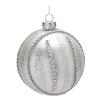 6ct. 4" Jeweled Glass Ball Ornaments