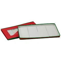 Household Essentials 15" Red Holiday Storage Box