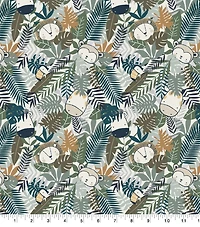 Stay Wild Jungle Animals Cotton Fabric