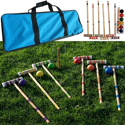 Toy Time Croquet Set with Carrying Case