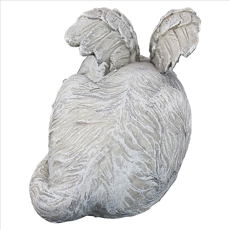 Design Toscano 10" Antique Stone Cat Memorial Angel Statue