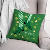 Leprechaun Dance Throw Pillow