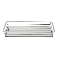 Home Details Vanity Tray with Chrome Finish