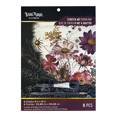Brea Reese™ 9" x 12" Woodland Songs Scratch Art Paper Pad