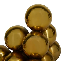 The Novogratz 5" Gold Stainless Steel Stacked Orb Bookends Set