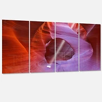 Designart - Red Orange Antelope Canyon