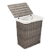Honey Can Do 7-Piece Split Willow Woven Bathroom Storage Basket Set