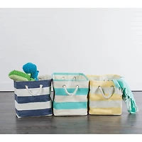 DII® Small Rectangle Stripes Paper Bin