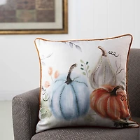 Glitzhome® Faux Burlap Pumpkin Pillow Cover