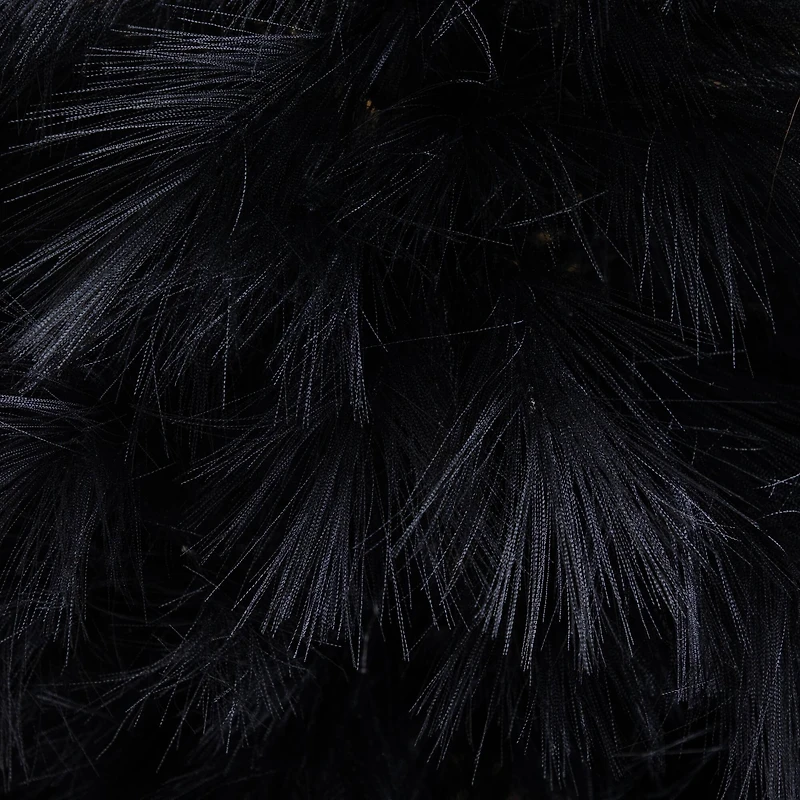 4ft. Artificial Halloween Black Pampas Grass Christmas Tree