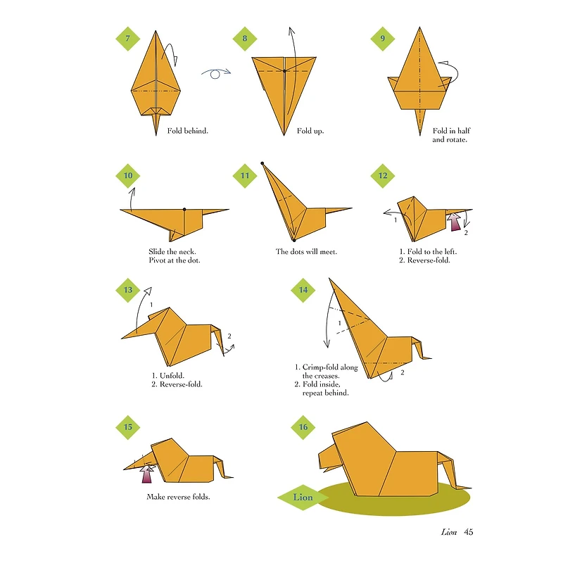Dover Publications Easy Origami Animals Book