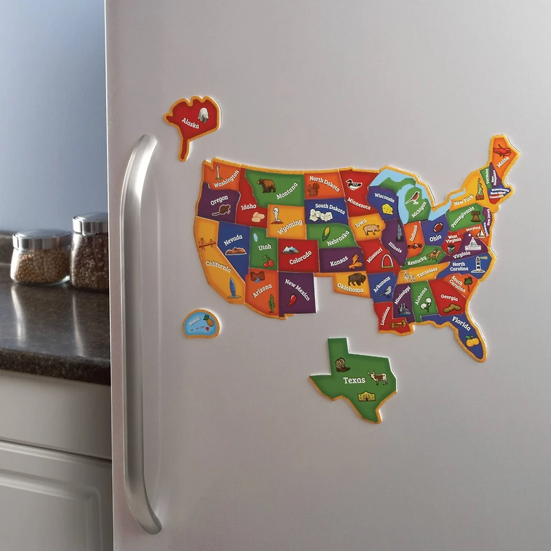 Learning Resources® Magnetic U.S. Map Puzzle