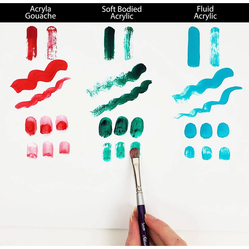 Silver Brush Limited Silver Silk 88® SH 5 Piece Decorative Painting Brush Set