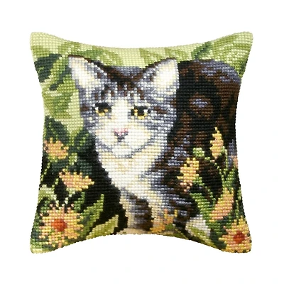 Orchidea Needlepoint Kit Cushion