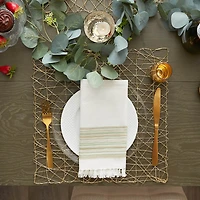 DII® Woven Paper Square Placemat Set