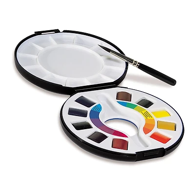 Raphael Watercolor 10-Pan Travel Set with Brush